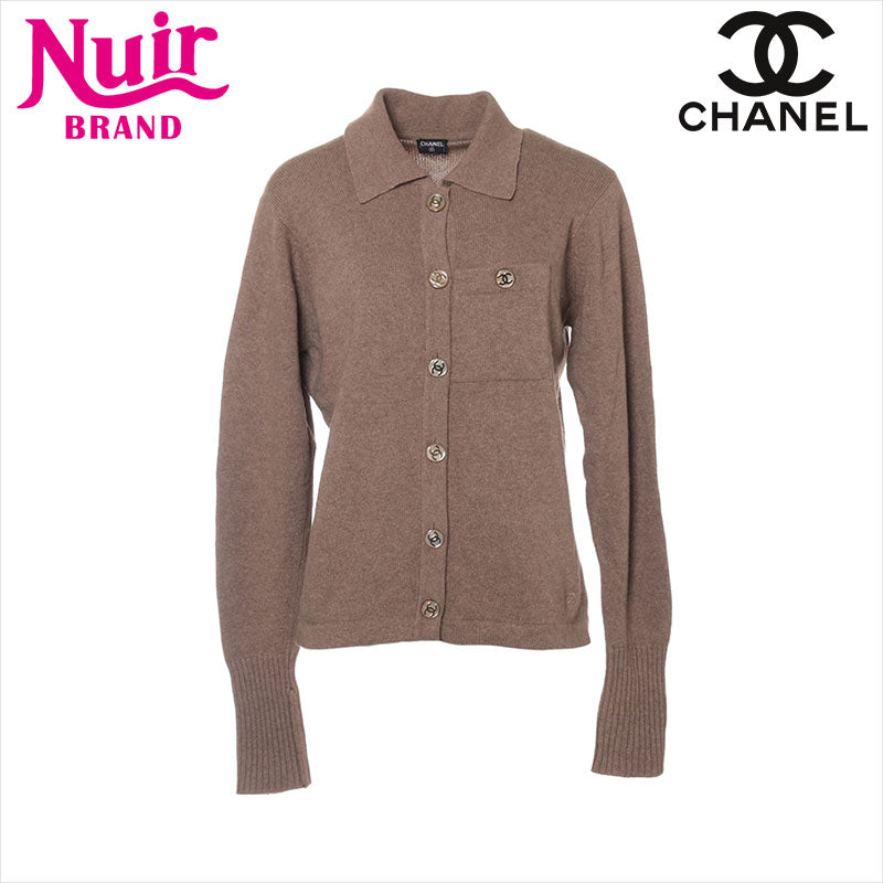 シャネル CHANEL ココボタン カーディガン ブラウン WS11857 シャネル CHANEL ココボタン カーディガン ブラウン WS11857