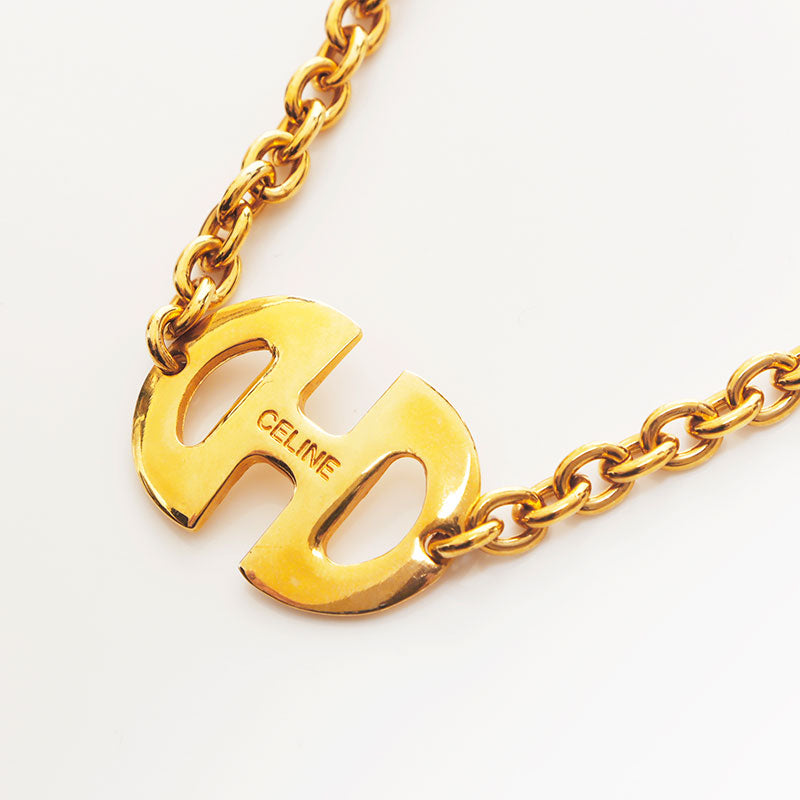 セリーヌ CELINE ロゴ ネックレス ゴールド WS11864 – NUIR VINTAGE セリーヌ CELINE ロゴ ネックレス ゴールド WS11864 – NUIR VINTAGE
