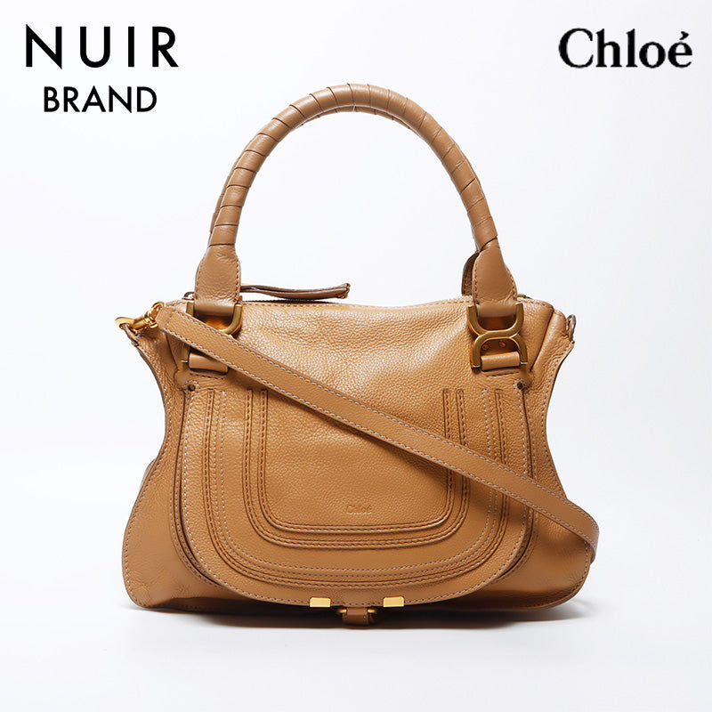 Chloé マーシー ブラウン ショルダーバッグ Chloe - クロエ Chloe マーシー 2way ショルダーバッグ ブラウン