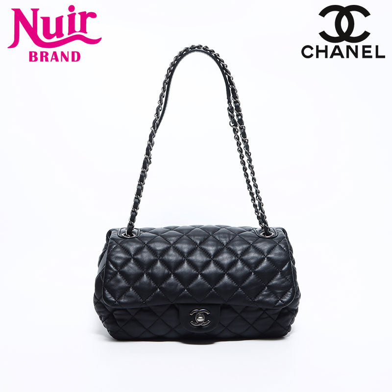 シャネル CHANEL 2013-2014 ラムスキン マトラッセ ガンメタリック 18