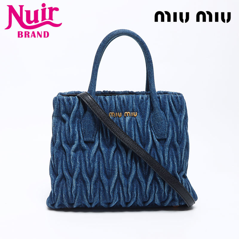 中古 ミュウミュウ トートバッグ レディース ブランド MIUMIU(OUTLET) マテラッセ 2WAYトートバッグ レザー 5BG061 N88  F0D91 : usdmi76577011 : 腕時計のななぷれ - 通販 - Yahoo!ショッピング