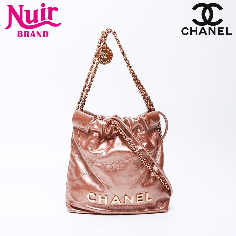 シャネル CHANEL シャネル22 ミニ ココマーク メタリック