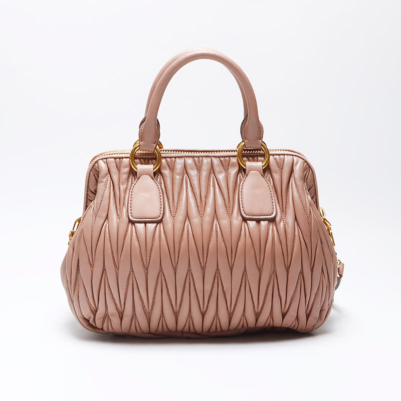 ミュウ ミュウ Miu Miu 2way ハンドバッグ マテラッセ ショルダー