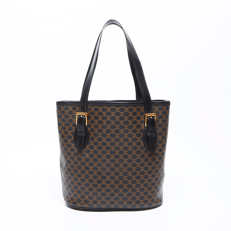 CELINE Macadam Bucket Tote Tote Bag Black WS12343 – NUIR VINTAGE