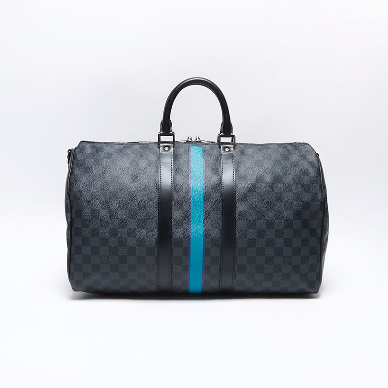 ルイ・ヴィトン LOUIS VUITTON ダミエ キーポル45 2015年 ボストン