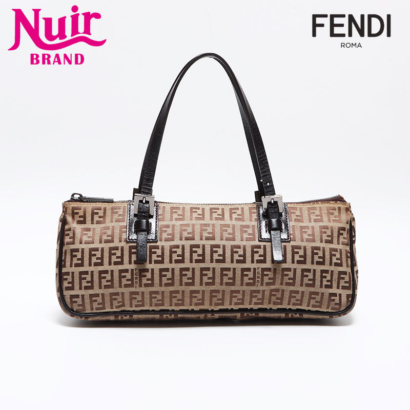 フェンディ FENDI ズッキーノ ミニトート ハンドバッグ ブラウン