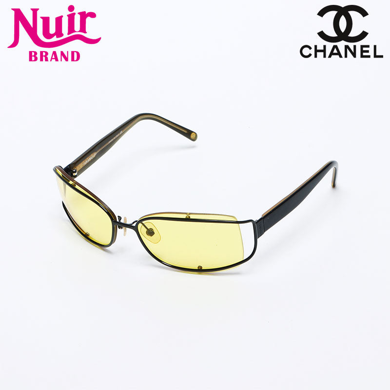 ゆんぴすCHANEL サングラス リムレス イエローレンズ シャネル CHANEL リムレス イエローレンズ サングラス イエロー