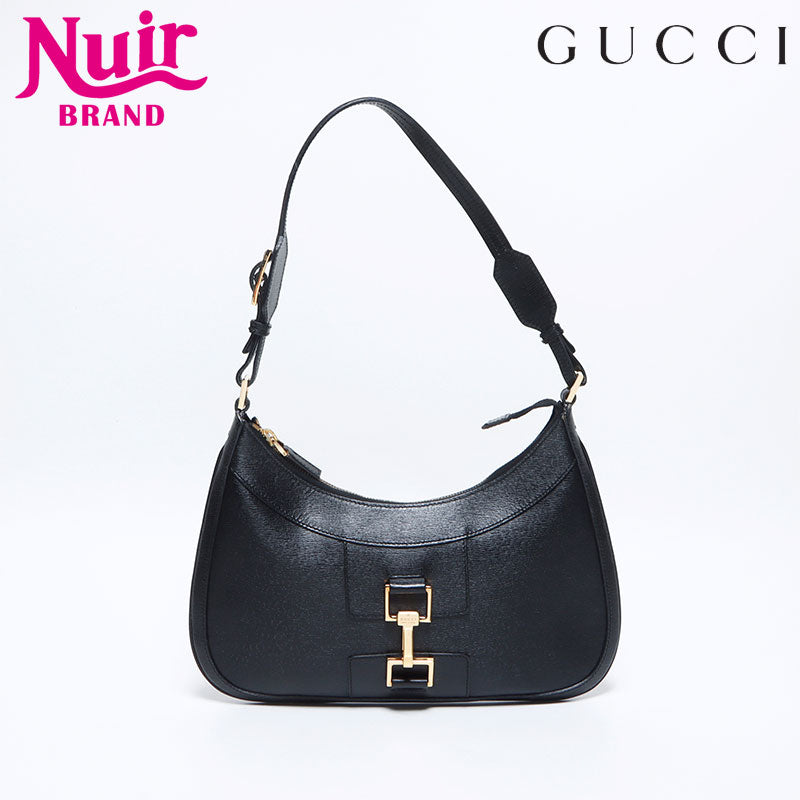 グッチ GUCCI レザー ジャッキー ショルダーバッグ ブラック WS12774