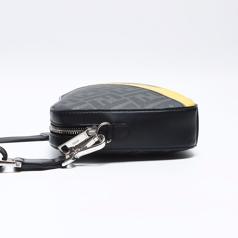 FENDI フェンディ ダイアゴナル カメラケース Fendi Diagonal Camera Case Fabric Gray | Fendi