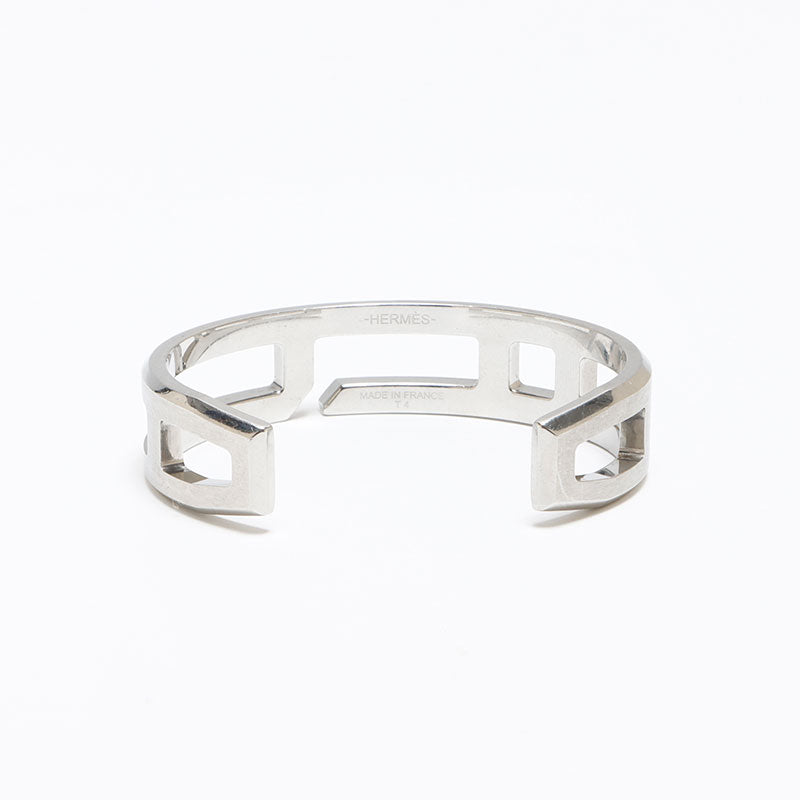 小物 HERM`ES HERMES Play Bangle T4 bracelet Silver WS12919 – NUIR VINTAGE