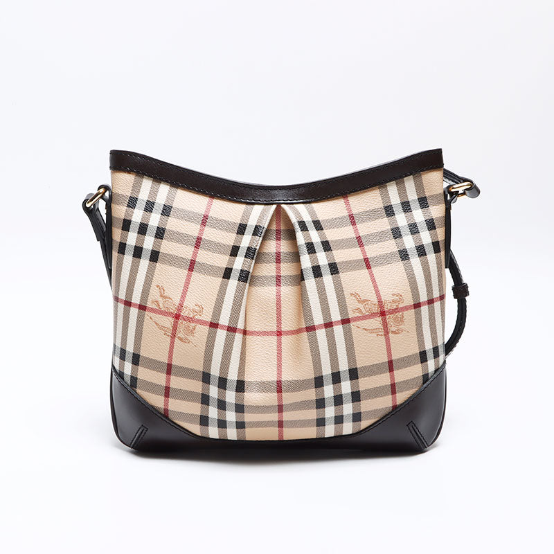 バーバリー BURBERRY ショルダーバッグ ノバチェック レザー PVC バーバリー BURBERRY ノバチェック PVC レザー ショルダーバッグ