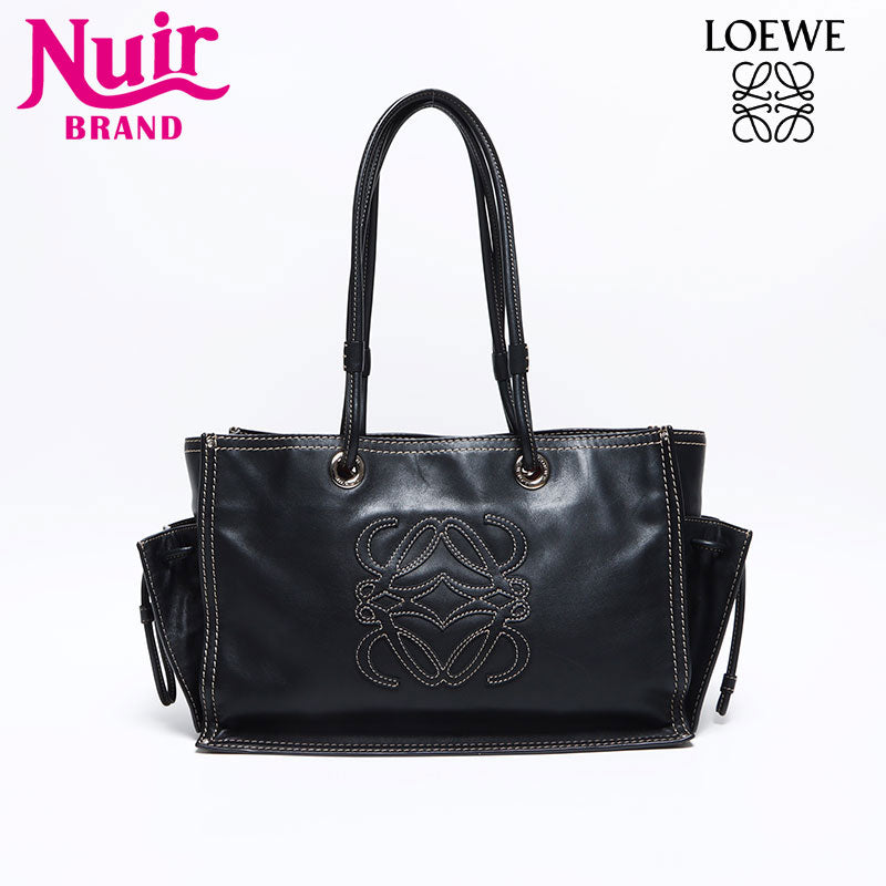 ロエベ LOEWE ロゴ レザー トートバッグ ブラック WS12943 – NUIR VINTAGE