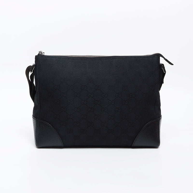 グッチ GUCCI GGキャンバス 114273 レザー ショルダーバッグ