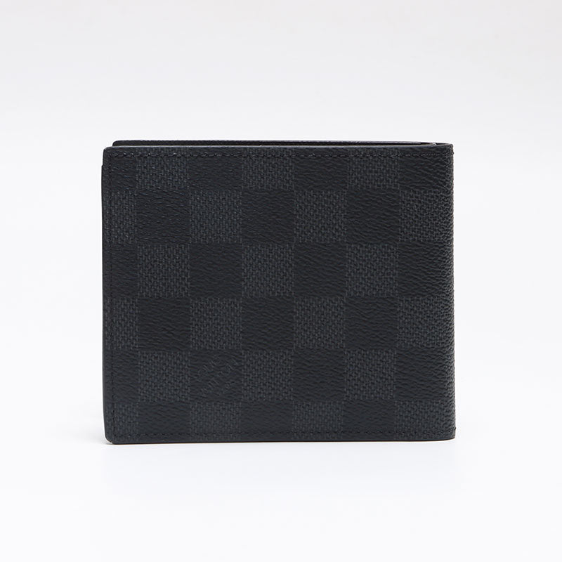 Louis Vuittonダミエ・グラフィットポルトフォイユマルコ黒二つ折り財布 楽天市場】【財布】LOUIS VUITTON ルイ ヴィトン ダミエグラフィット