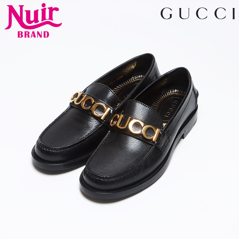 GUCCI　グッチ　ローファー　パンチングロゴ　レザー　ブラック 楽天市場】グッチ GUCCI ローファー 革靴 靴 シューズ レザー