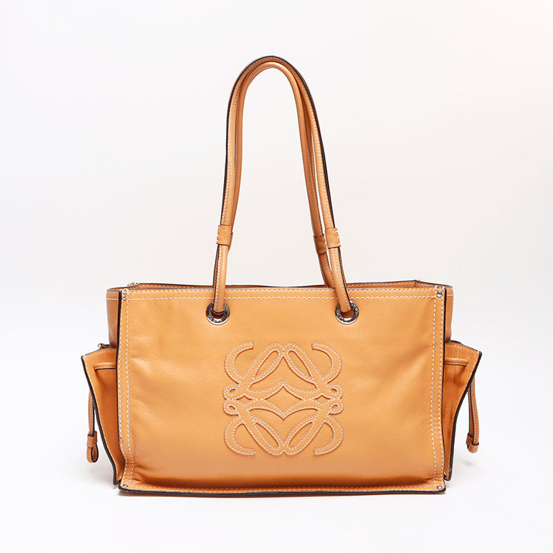 ロエベ LOEWE アナグラム ショッパートート トートバッグ ベージュ