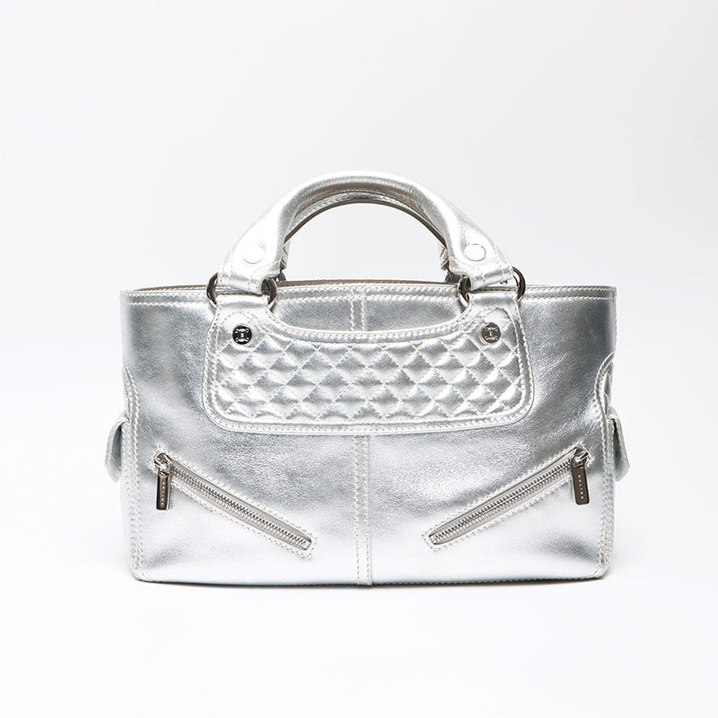 セリーヌ CELINE ブギー ハンドバッグ シルバー WS13589 – NUIR VINTAGE