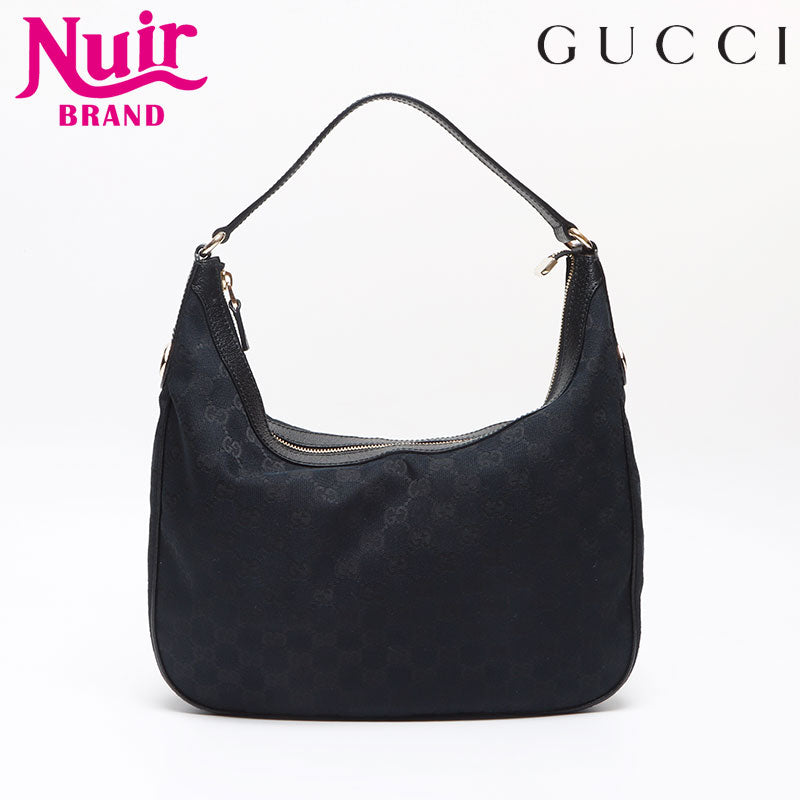 グッチ GUCCI GGキャンバス ショルダーバッグ ブラック WS13634