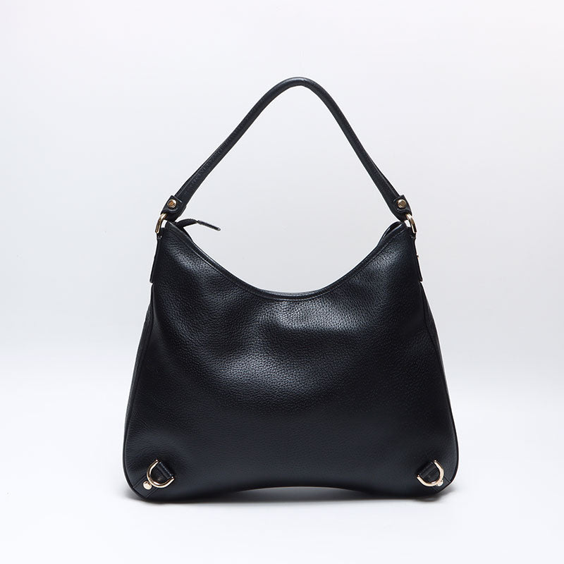 グッチ GUCCI レザー ショルダーバッグ ブラック WS13659 – NUIR VINTAGE
