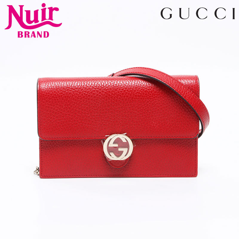 キラキラ☆星柄シルバーバッグ(イタリア製)&GUCCIチェーン