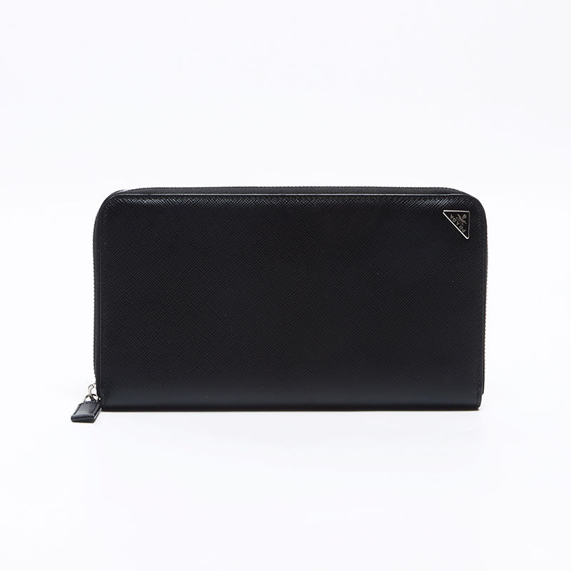 ✨極美品✨PRADA プラダ 二つ折り財布 トライアングル