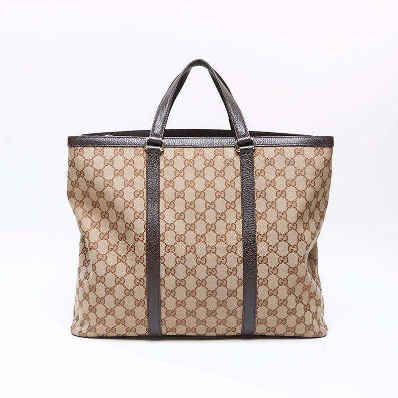 GUCCI グッチ GGパターン トートバッグ ベージュ - メルカリ