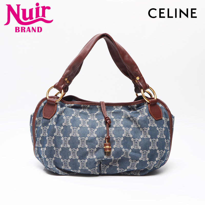 ブランドのギフト セリーヌ CELINE デニム マカダム ビタースウィート 靴