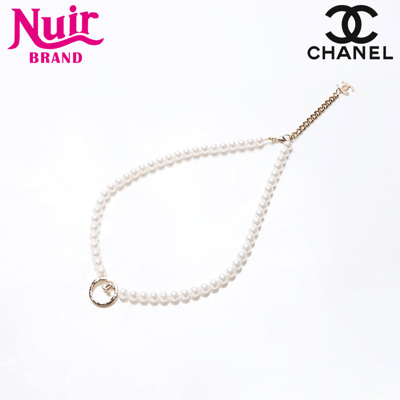シャネル CHANEL B24C 2024 ココマーク パール ネックレス