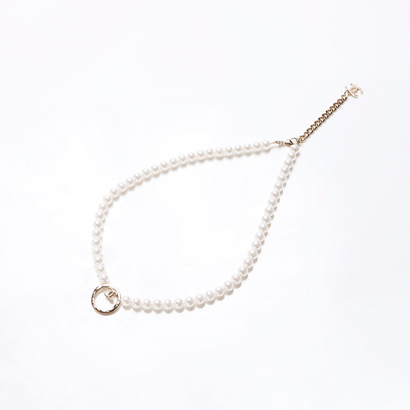 シャネル CHANEL B24C 2024 ココマーク パール ネックレス