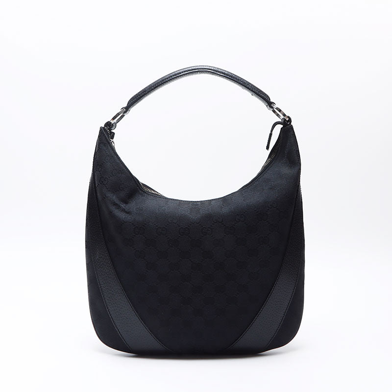 グッチ GUCCI GGキャンバス×レザー ホーボー ワンショルダー