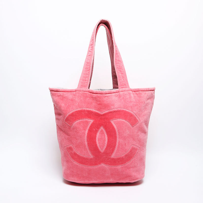CHANEL タオルセット　ピンク ビーチ タオル & バッグ - コットン、ピンク — ファッション