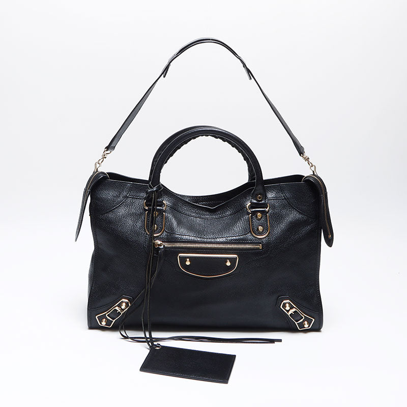 バッグ Balenciaga Cityllic Edge ShoulderBag Balenciaga Rose des Sables Metallic Edge Medium City Bag