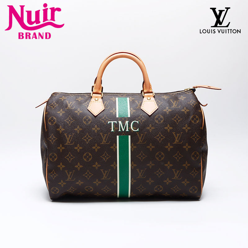 LOUIS VUITTON 2013 Monogram Speedy 35 Boston bag Brown WS14002