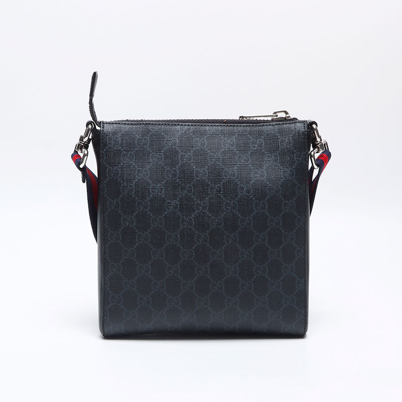 【美品】GUCCI グッチ　メッセンジャーバッグ　ショルダーバッグ　ブラック　黒 グッチ GUCCI GGスプリーム スモール メッセンジャーバッグ ショルダー