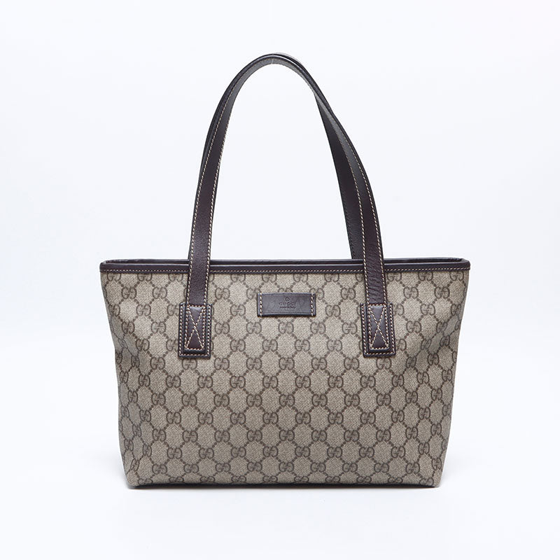 グッチ GUCCI GG スプリーム トートバッグ ブラウン WS14145 – NUIR