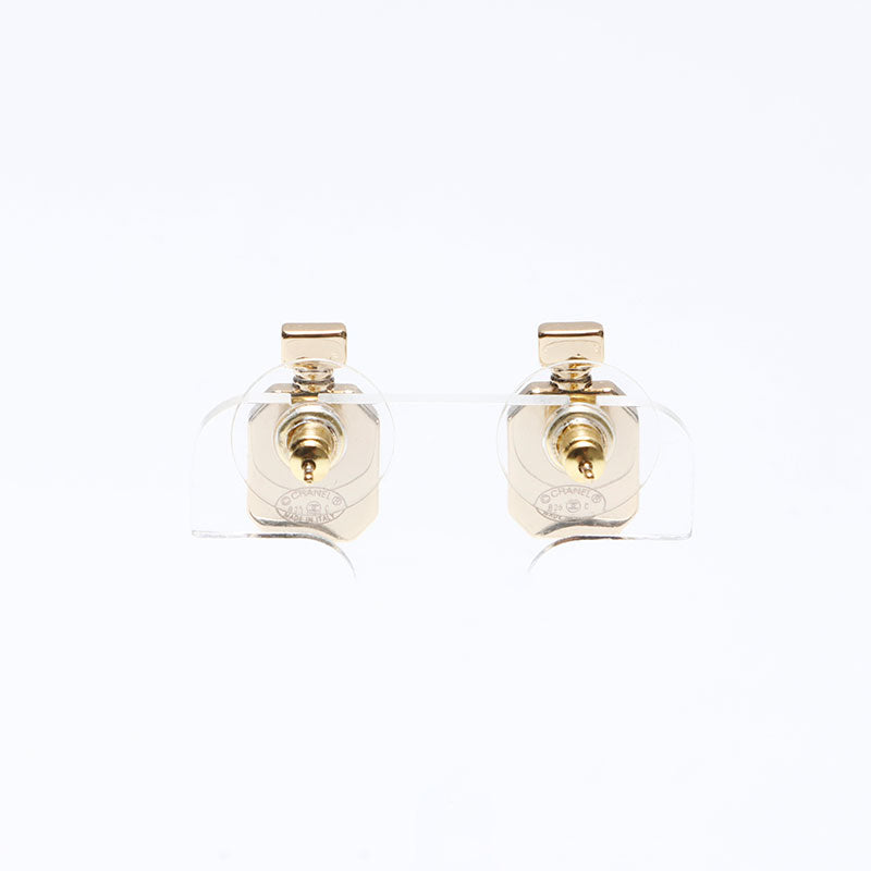 シャネル CHANEL B25C ボトル 2025 ココマーク ピアス ホワイト