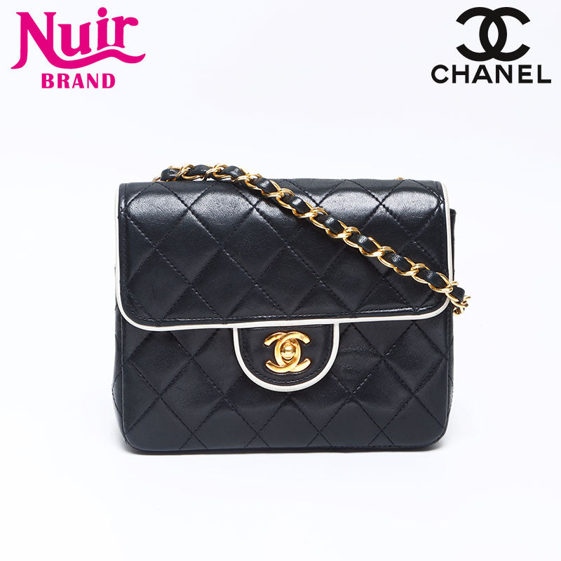 CHANELミニマトラッセラムスキン シャネル CHANEL ミニマトラッセ ラムスキン 1番台 1989-1991 チェーン