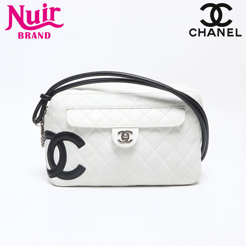 シャネル CHANEL カンボンライン ラムスキン ターンロック 9番台