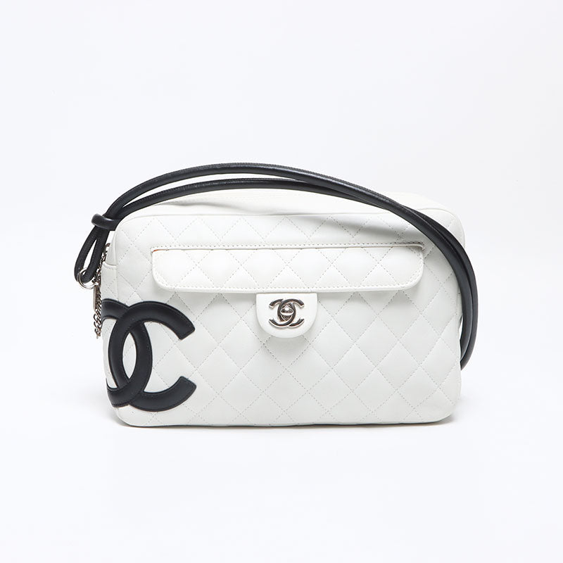 シャネル CHANEL カンボンライン ラムスキン ターンロック 9番台