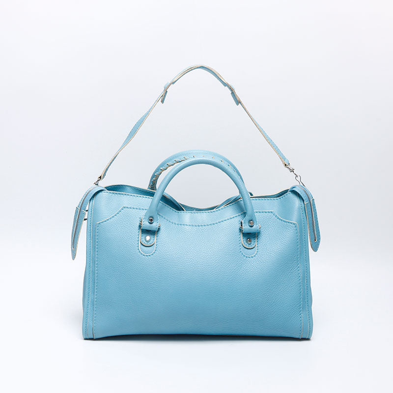 ✨️美品✨️ BALENCIAGA シティ　ショルダーバッグ ブルー BALENCIAGA バレンシアガ シティ ショルダーバッグ 237203 4110 J