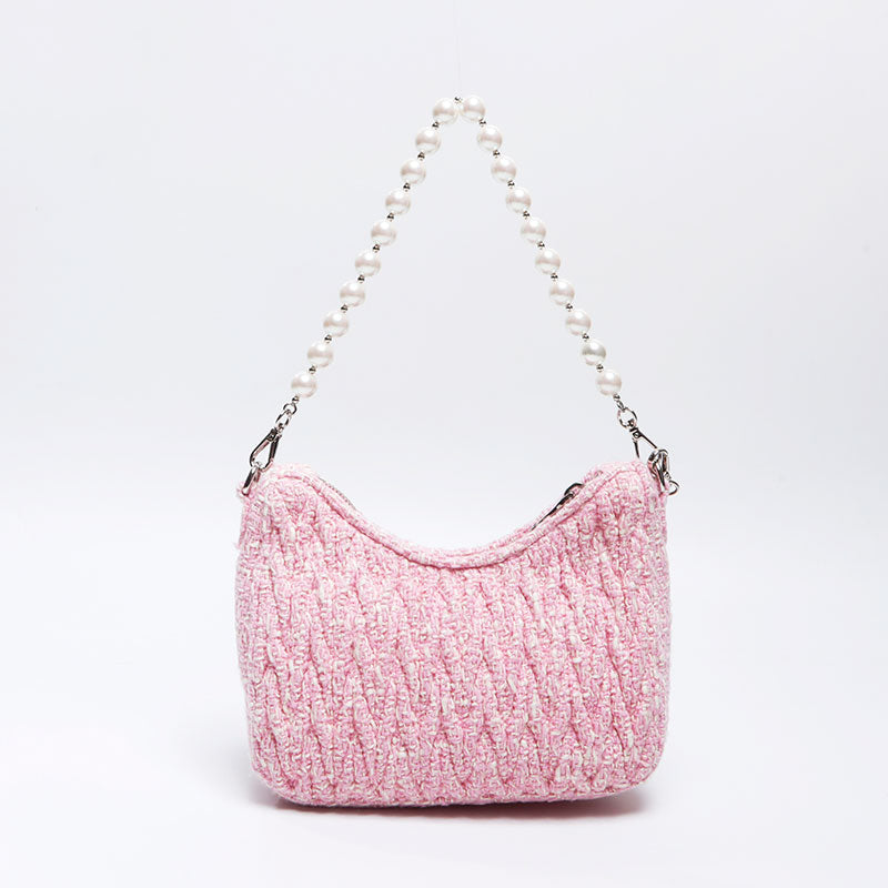 ミュウ ミュウ Miu Miu ニット パール ウール チェーン