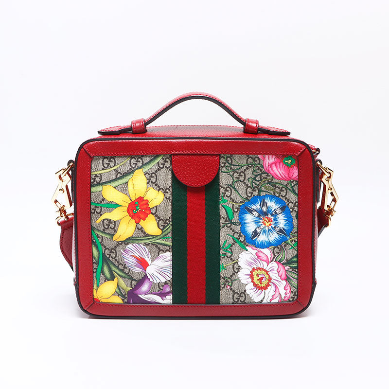 グッチ GUCCI オフィディア フローラ ショルダーバッグ レッド WS14432 