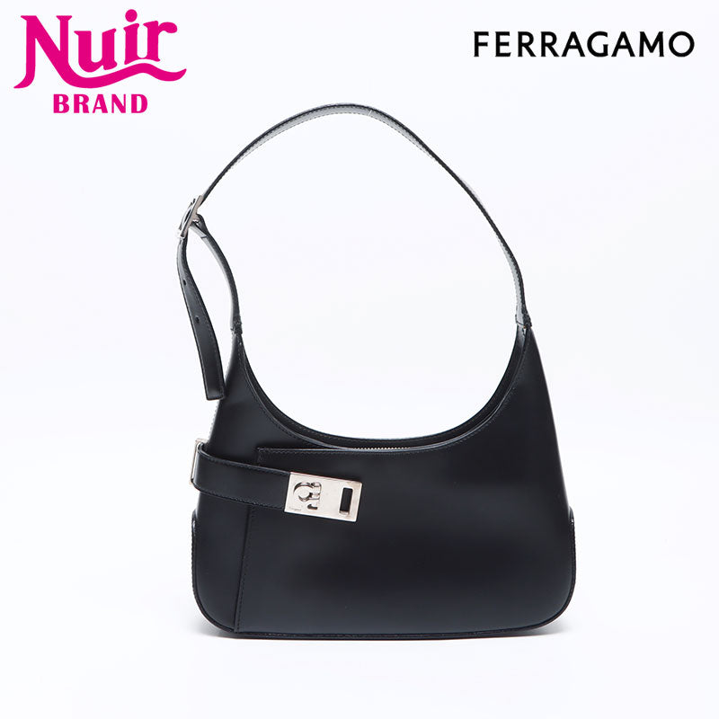 Salvatore Ferragamo Gancini AQ-21 0348 Handbag black WS14473
