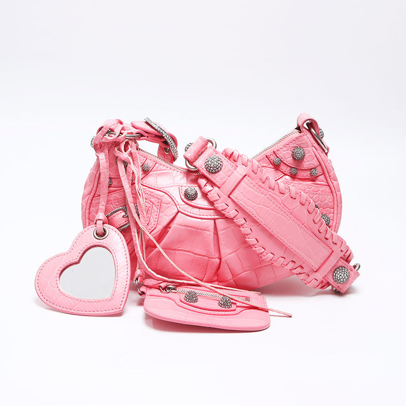 【新品】BALENCIAGA　バレンシアガ　ゴルフバッグ　ピンク　小さめ　計量 新品】BALENCIAGA バレンシアガ ゴルフバッグ ピンク 小さめ