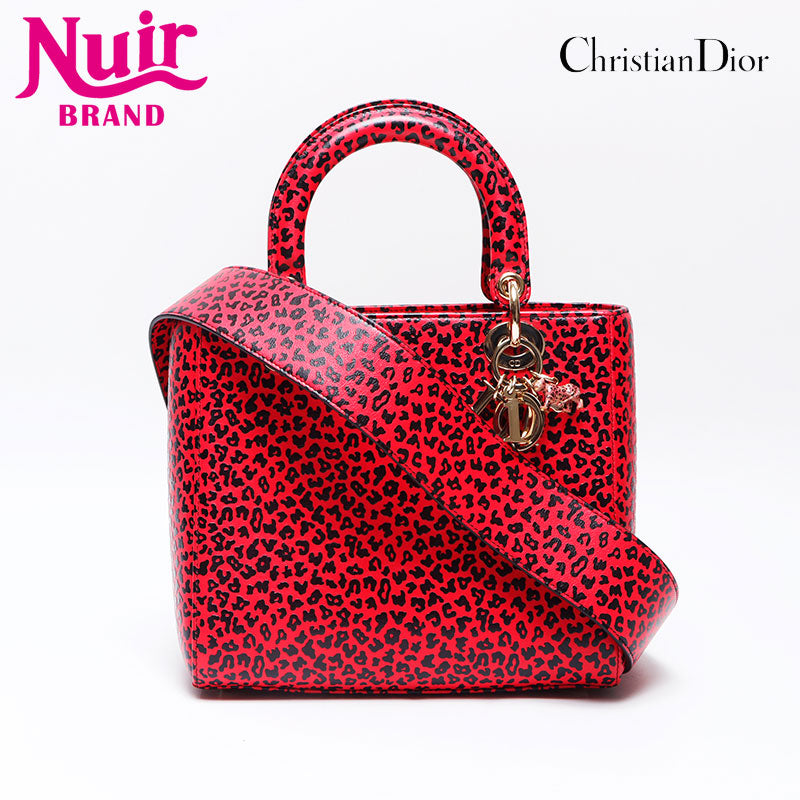 クリスチャンディオール Christian Dior レオパード柄 2way