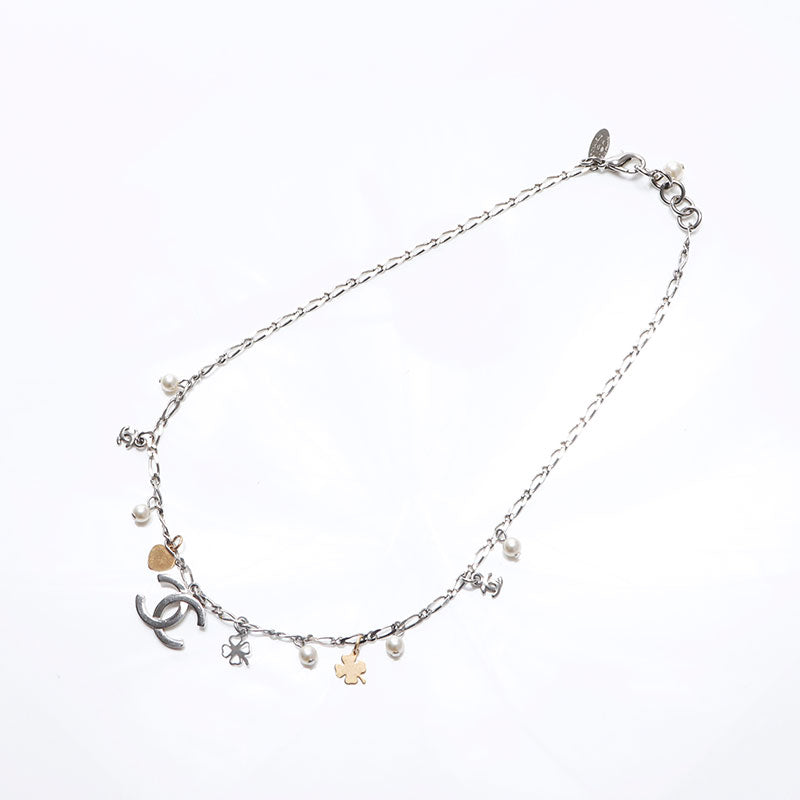 シャネル CHANEL 2006年 06A ココマーク クローバー ネックレス