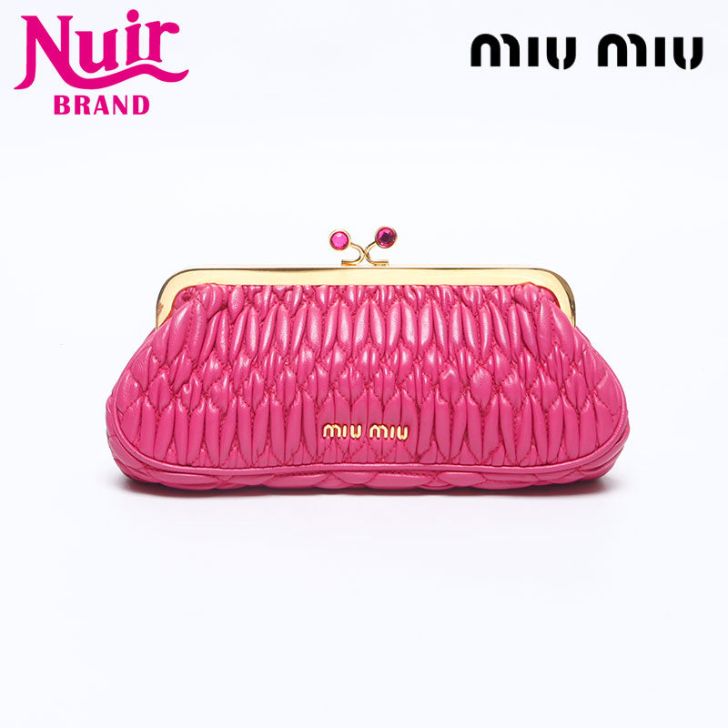 Miu Miu Materasse Clutch bag pink WS14641 – NUIR VINTAGE
