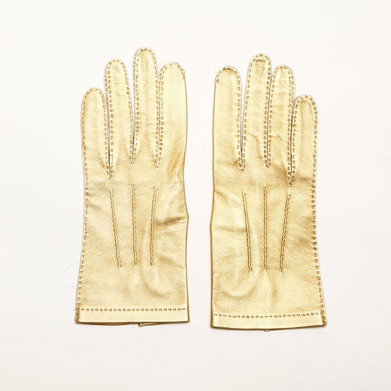 シャネル CHANEL ココマーク ラムスキン 手袋 ゴールド WS14734 – NUIR