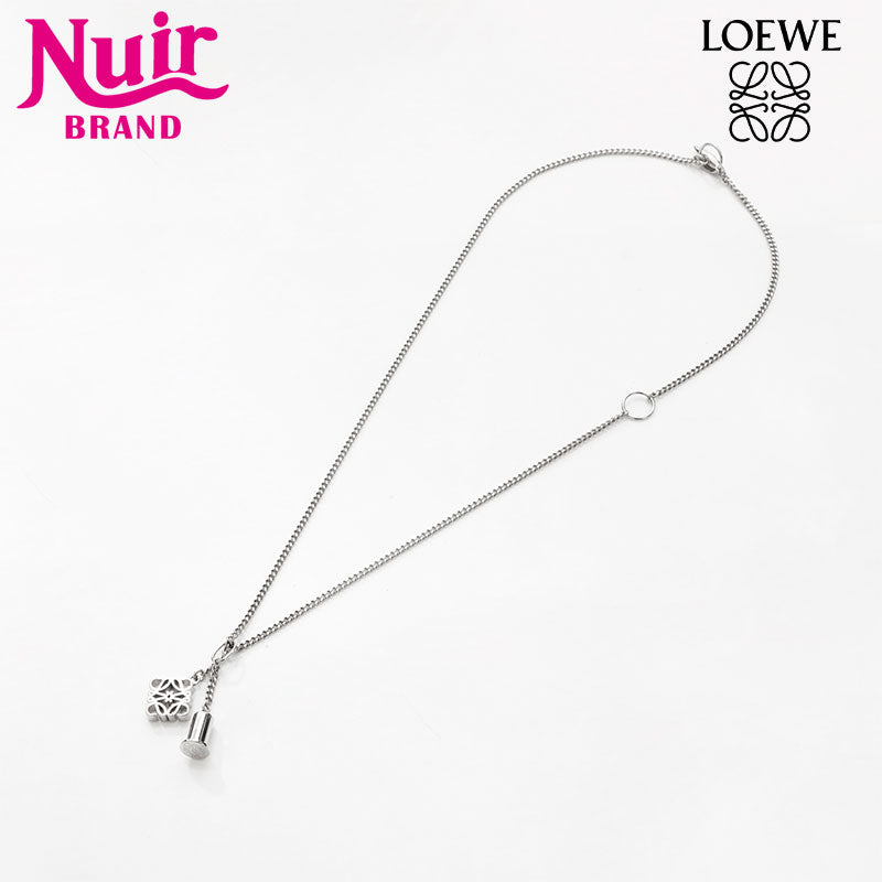 ロエベ LOEWE アナグラム ネックレス シルバー WS14738 – NUIR
