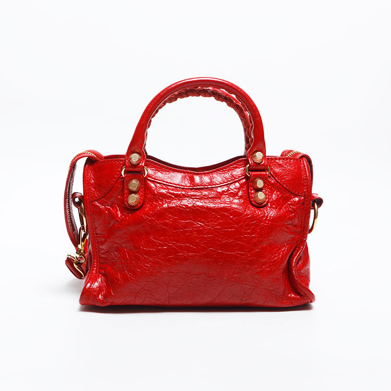 二二 バレンシアガ シティ ジャイアント 2way ショルダー バッグ バレンシアガ BALENCIAGA ジャイアント ミニ シティ 2way ショルダー